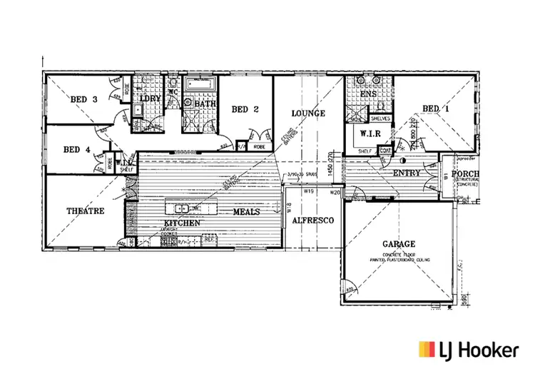 Floorplan of Homely house listing, 102 St Georges Road, Traralgon VIC 3844