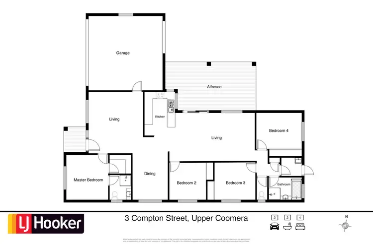 Floorplan of Homely house listing, 3 Compton Street, Upper Coomera QLD 4209