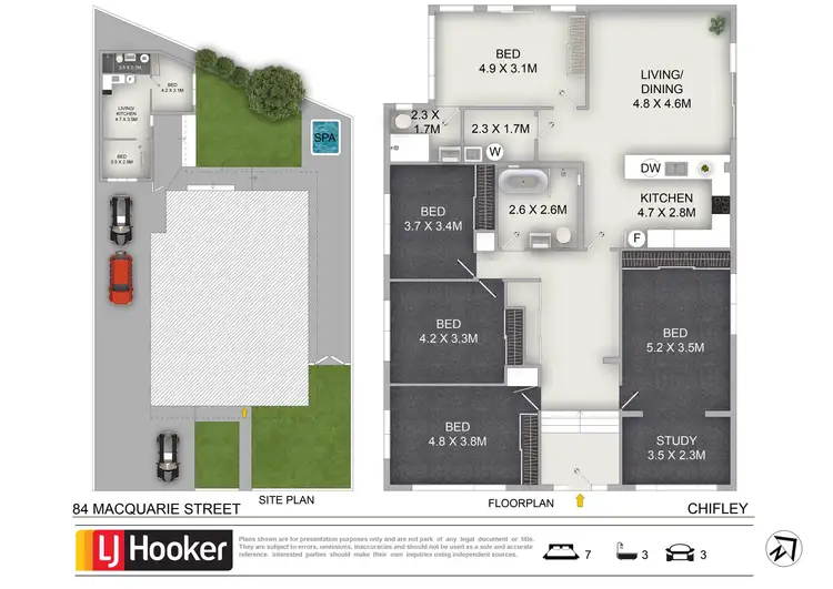 Floorplan of Homely house listing, 84 Macquarie st, Chifley NSW 2036