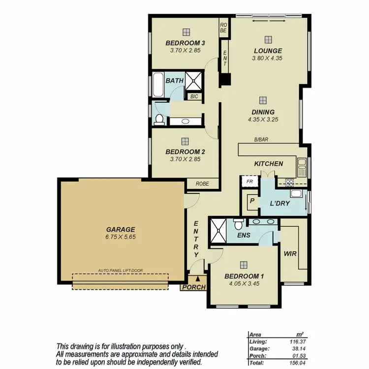 Floorplan of Homely house listing, 15B Lovelock Road, Parafield Gardens SA 5107