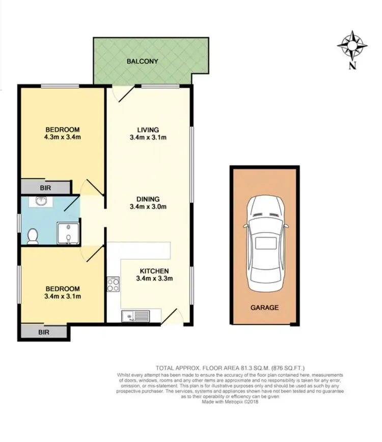 Floorplan of Homely apartment listing, 5/45 Gordon Street, Brighton-le-sands NSW 2216