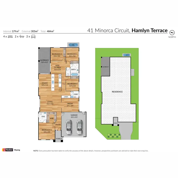 Floorplan of Homely house listing, 41 Minorca Circuit, Hamlyn Terrace NSW 2259