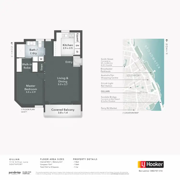 Floorplan of Homely unit listing, 7/12 Gillian Lane, Southport QLD 4215
