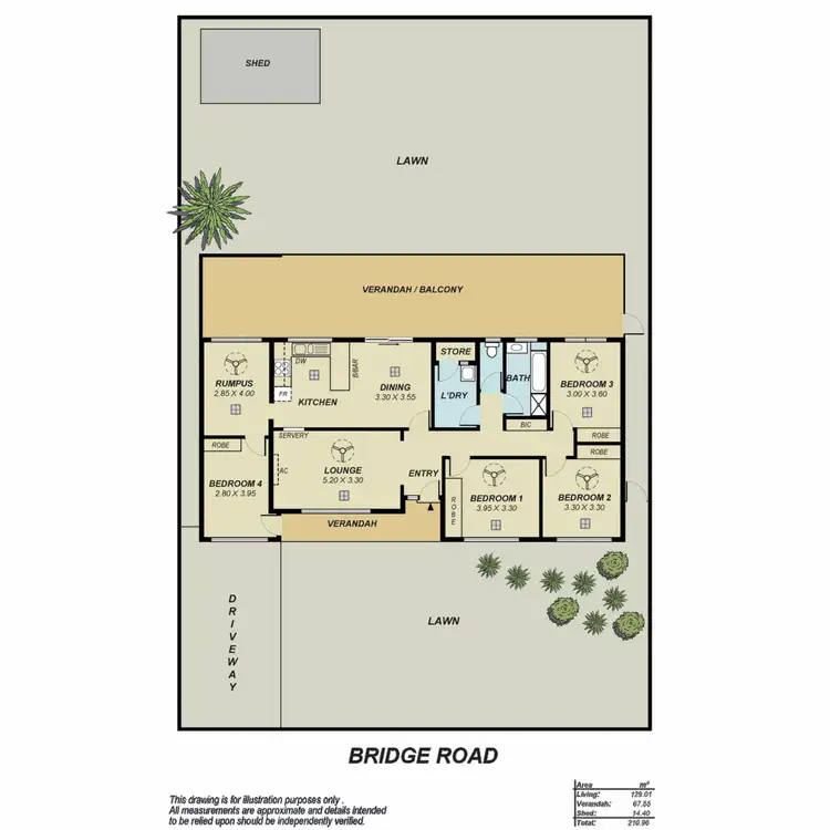 Floorplan of Homely house listing, 816 Bridge Road, Salisbury East SA 5109