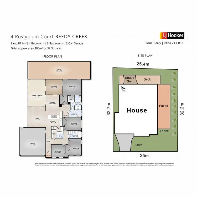 Floorplan of Homely house listing, 4 Rustyplum Court, Reedy Creek QLD 4227