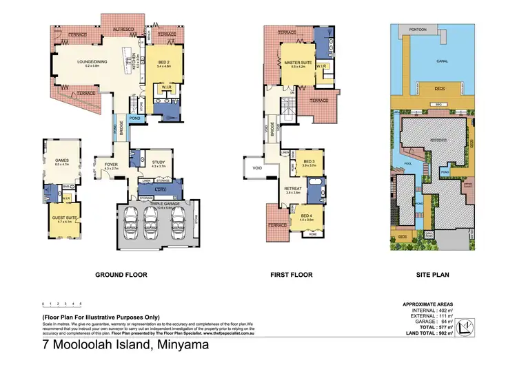 Floorplan of Homely house listing, 7 Mooloolah Island, Minyama QLD 4575