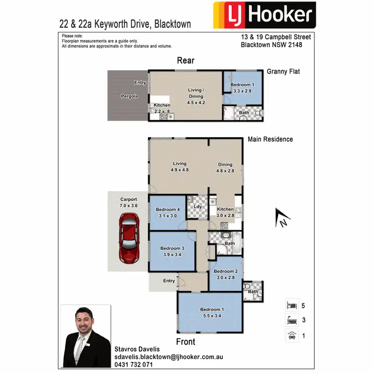 Floorplan of Homely house listing, 22 Keyworth Drive, Blacktown NSW 2148