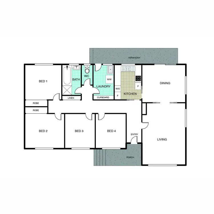 Floorplan of Homely house listing, 43 O'Sullivan Street, Higgins ACT 2615