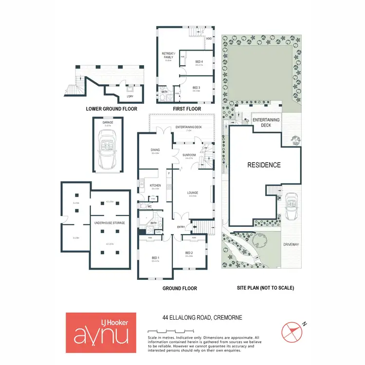 Floorplan of Homely house listing, 44 Ellalong Road, Cremorne NSW 2090