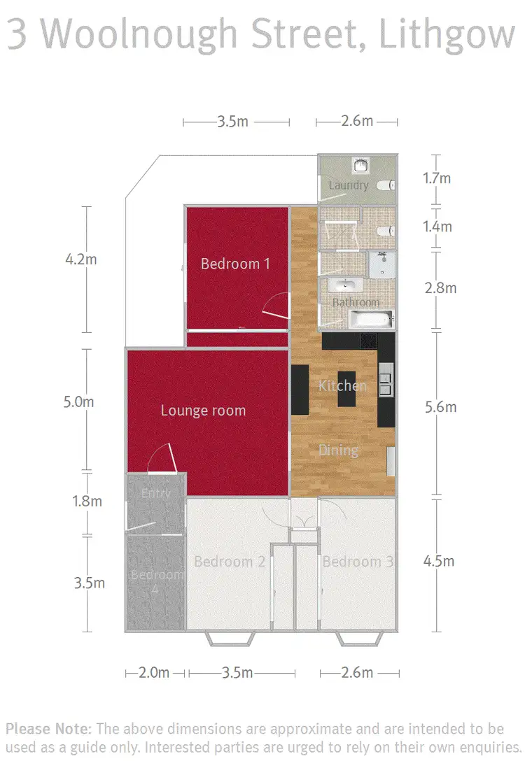 Floorplan of Homely house listing, 3 Woolnough Street, Lithgow NSW 2790