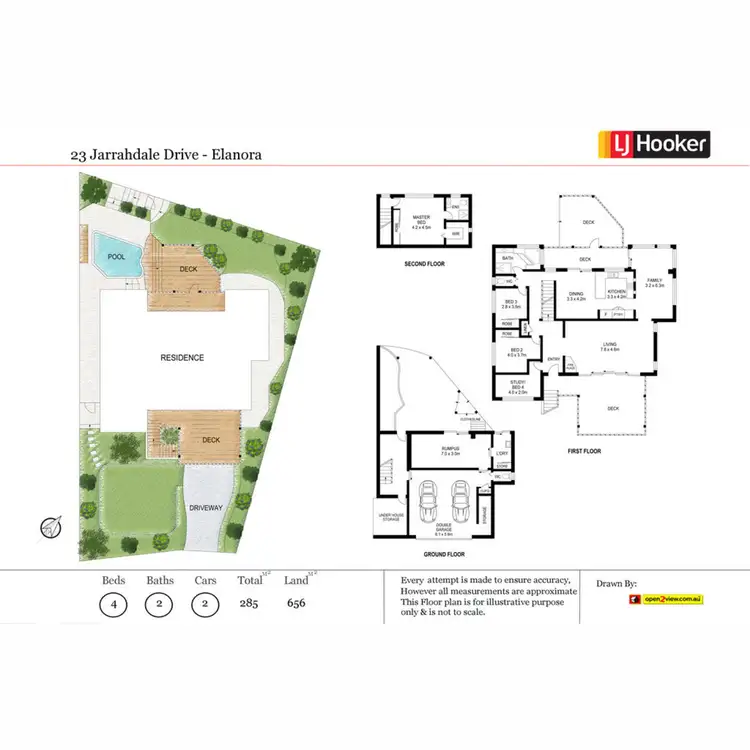 Floorplan of Homely house listing, 23 Jarrahdale Drive, Elanora QLD 4221
