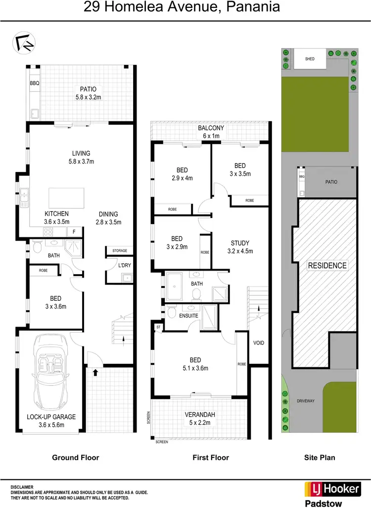 Floorplan of Homely semi-detached listing, 29 Homelea Avenue, Panania NSW 2213