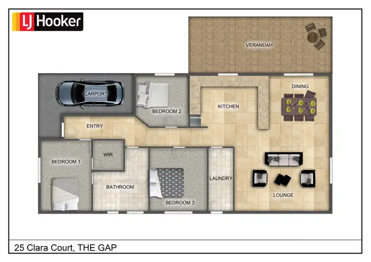 Floorplan of Homely house listing, 25 Clara Court, The Gap NT 870