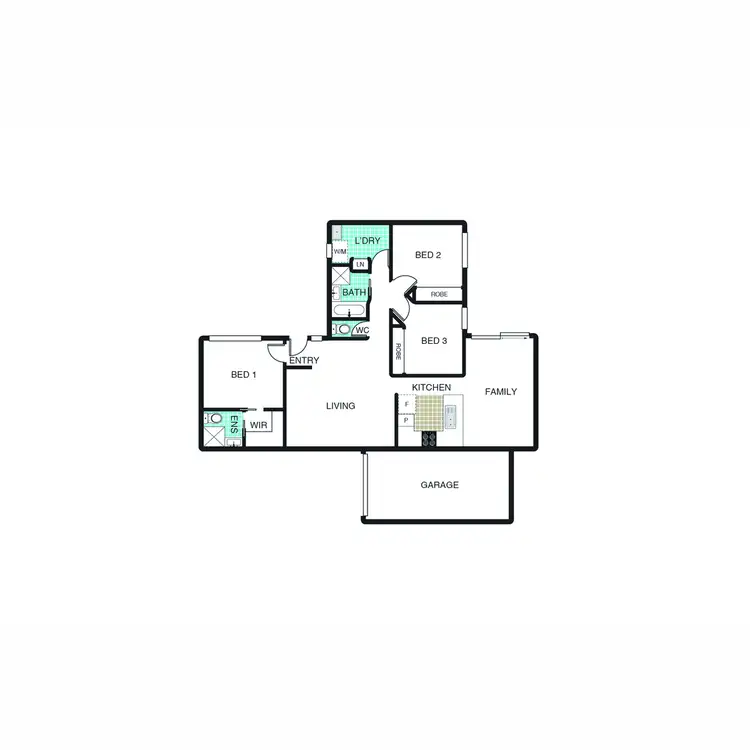 Floorplan of Homely townhouse listing, 9/3 Marungul Avenue, Ngunnawal ACT 2913