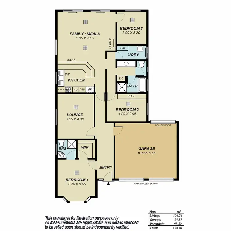 Floorplan of Homely house listing, 16 Nella Dan Court, Greenwith SA 5125
