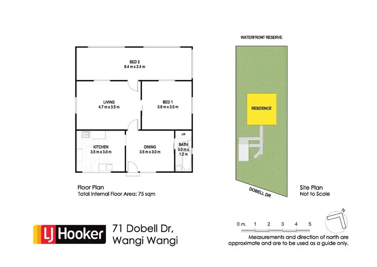 Floorplan of Homely house listing, 71 Dobell Drive, Wangi Wangi NSW 2267