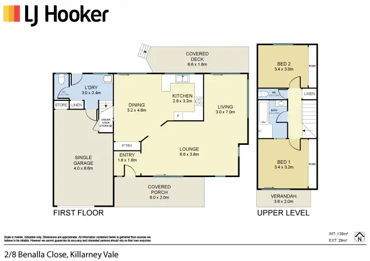 Floorplan of Homely house listing, 2/8 Benalla Close, Killarney Vale NSW 2261