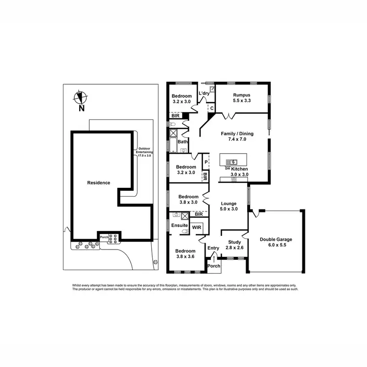 Floorplan of Homely house listing, 21 Hibiscus Crescent, Point Cook VIC 3030