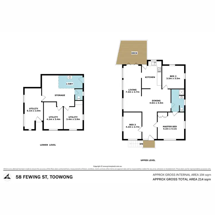 Floorplan of Homely house listing, 58 Fewings Street, Toowong QLD 4066