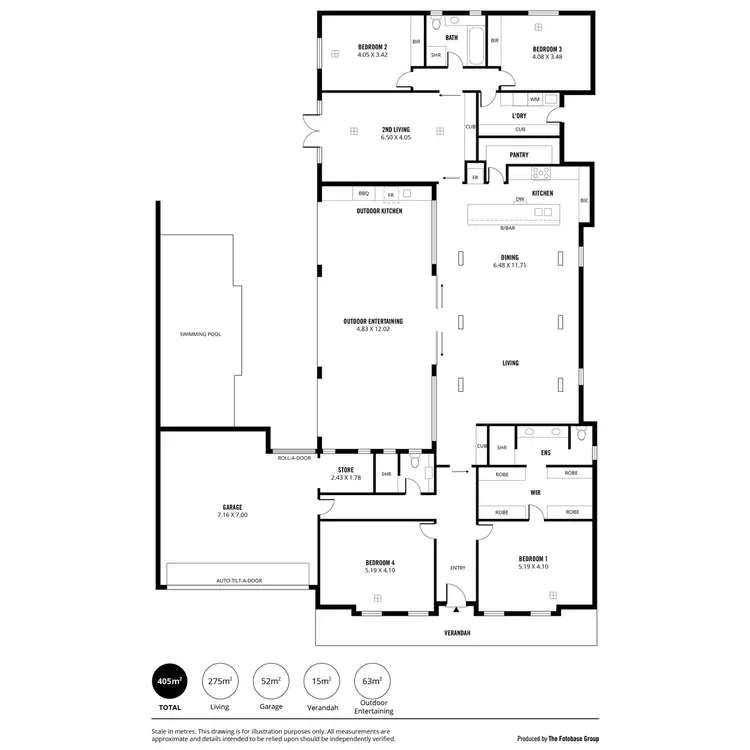 Floorplan of Homely house listing, 58 Brigalow Avenue, Kensington Gardens SA 5068