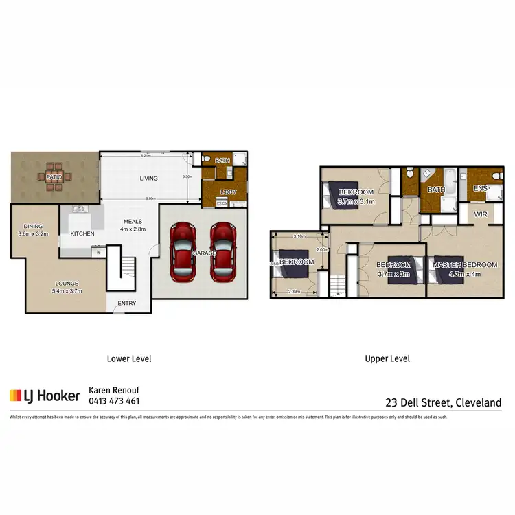 Floorplan of Homely house listing, 23 Dell Street, Cleveland QLD 4163