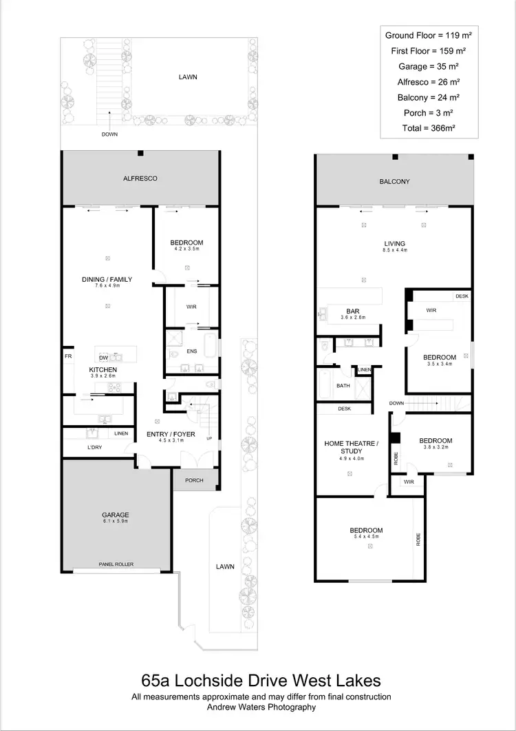Floorplan of Homely house listing, 65a Lochside Drive, West Lakes SA 5021