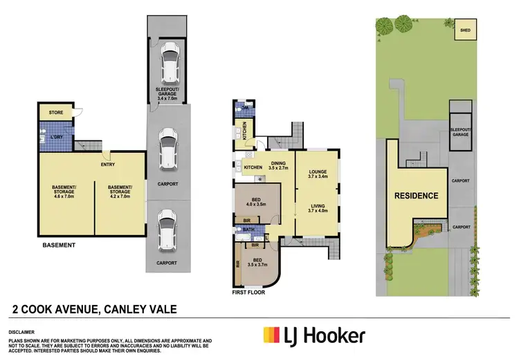 Floorplan of Homely house listing, 2 Cook Avenue, Canley Vale NSW 2166