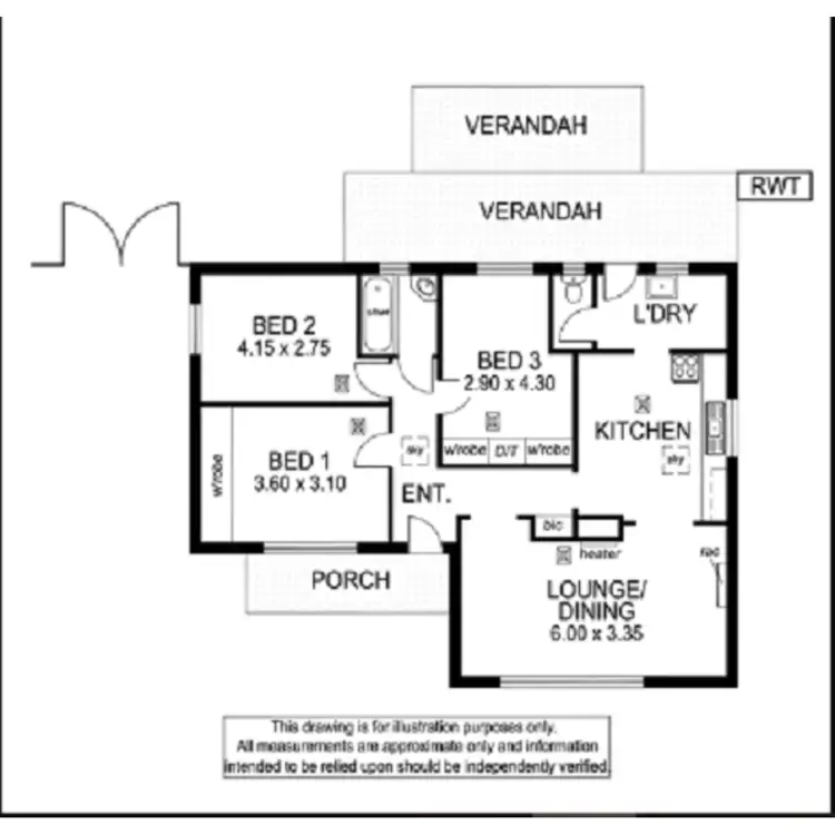 Floorplan of Homely house listing, 191 Diagonal Road, Warradale SA 5046