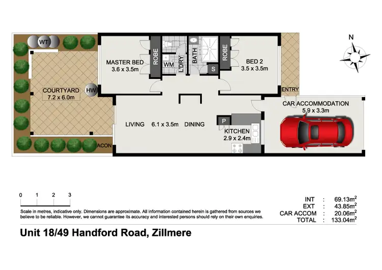 Floorplan of Homely villa listing, 18/49 Handford Street, Zillmere QLD 4034