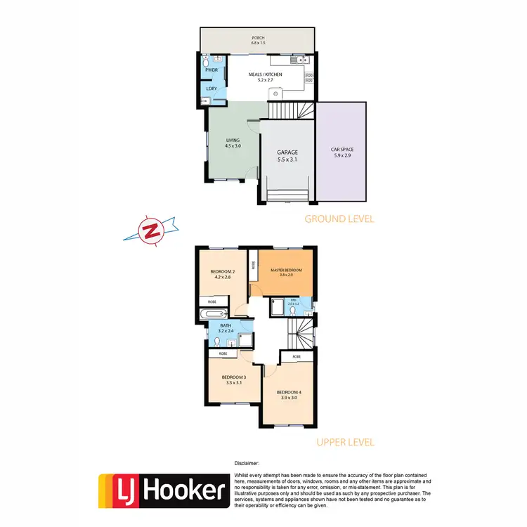 Floorplan of Homely townhouse listing, 16/1-5 Hythe Street, Mount Druitt NSW 2770