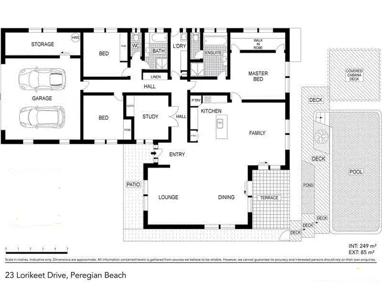 Floorplan of Homely house listing, 23 Lorikeet Drive, Peregian Beach QLD 4573