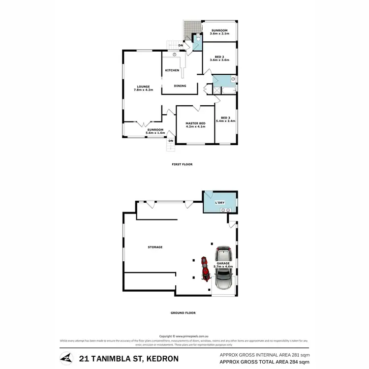 Floorplan of Homely house listing, 21 Tanimbla Street, Kedron QLD 4031