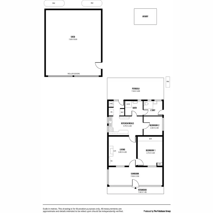 Floorplan of Homely house listing, 6 Garrod Crescent, Stirling SA 5152