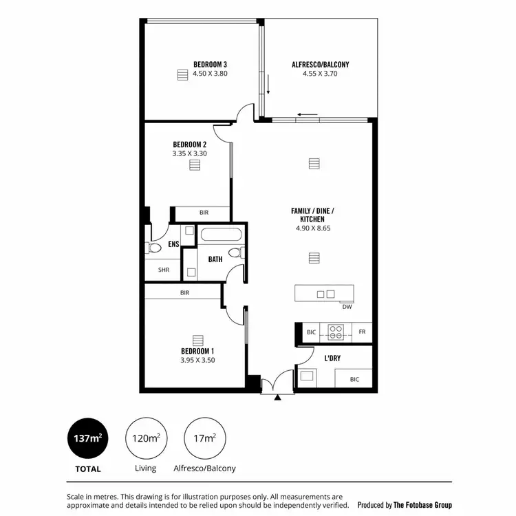 Floorplan of Homely apartment listing, 512/15 Vaughan Place, Adelaide SA 5000