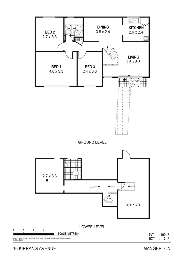 Floorplan of Homely house listing, 10 Kirrang Avenue, Mangerton NSW 2500