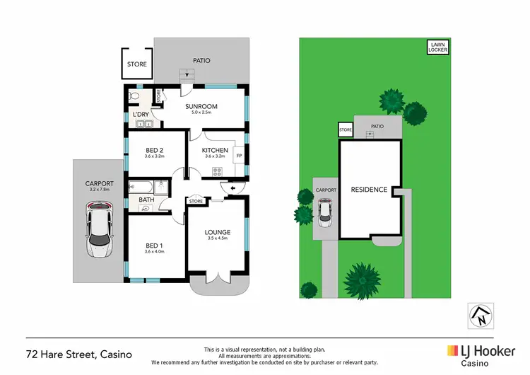 Floorplan of Homely house listing, 72 Hare Street, Casino NSW 2470