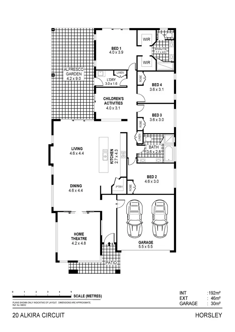 Floorplan of Homely house listing, 20 Alkira Circuit, Horsley NSW 2530