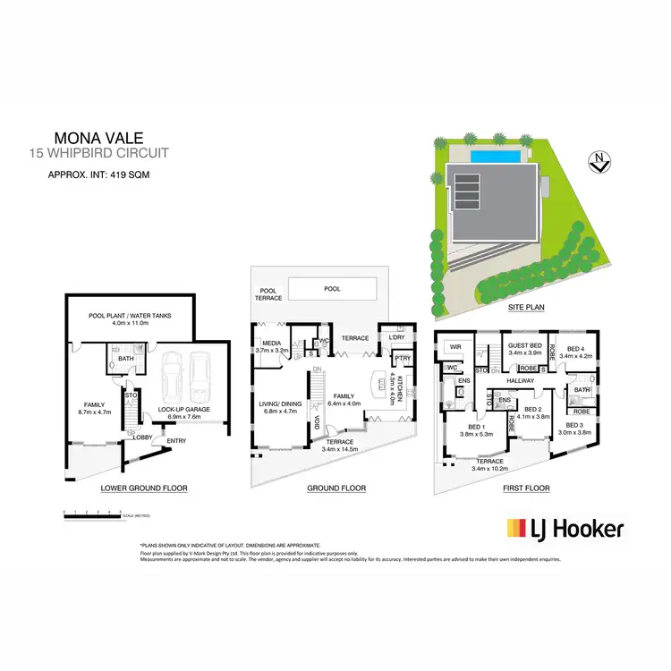 Floorplan of Homely house listing, 15 Whipbird Circuit, Mona Vale NSW 2103