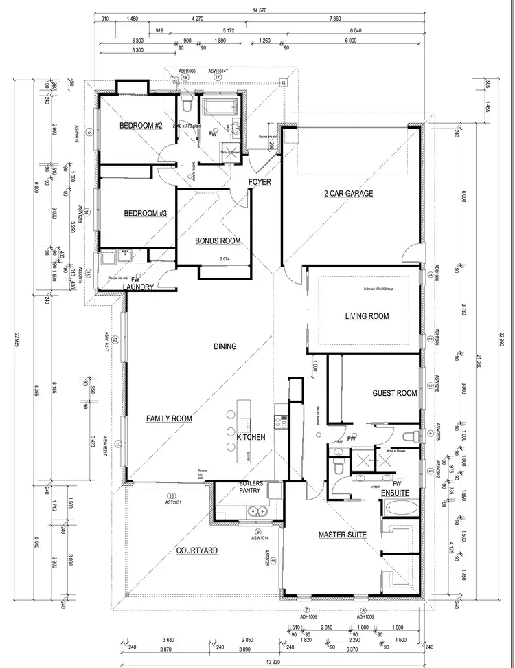 Floorplan of Homely house listing, 32 Ross Parkway, Gobbagombalin NSW 2650