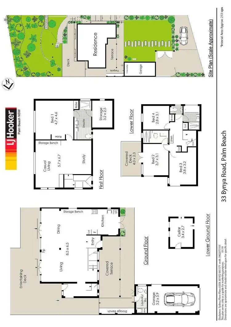 Floorplan of Homely house listing, 33 Bynya Road, Palm Beach NSW 2108