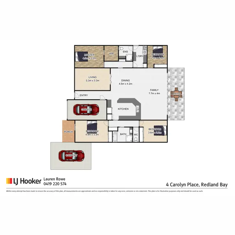 Floorplan of Homely house listing, 4 Carolyn Place, Redland Bay QLD 4165
