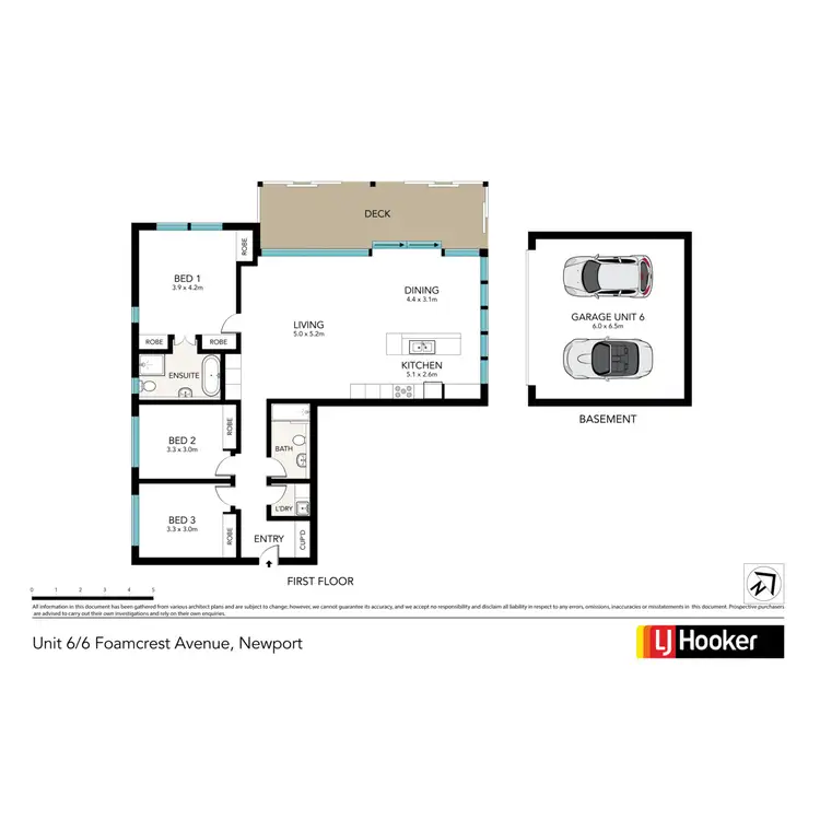 Floorplan of Homely apartment listing, 6/6 Foamcrest Avenue, Newport NSW 2106