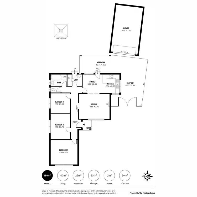 Floorplan of Homely house listing, 37 Liascos Avenue, Newton SA 5074