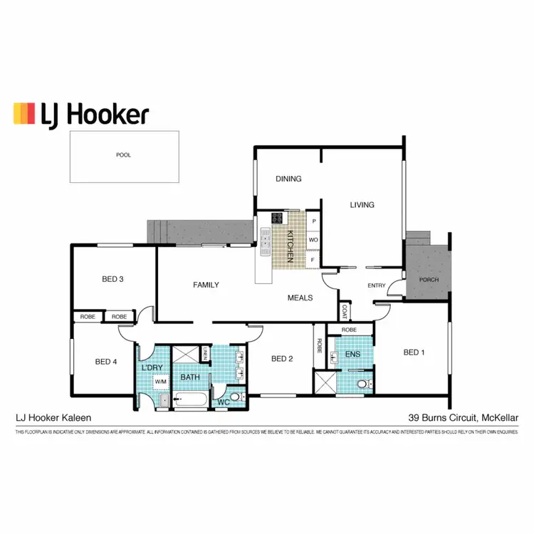 Floorplan of Homely house listing, 39 Burns Circuit, Mckellar ACT 2617