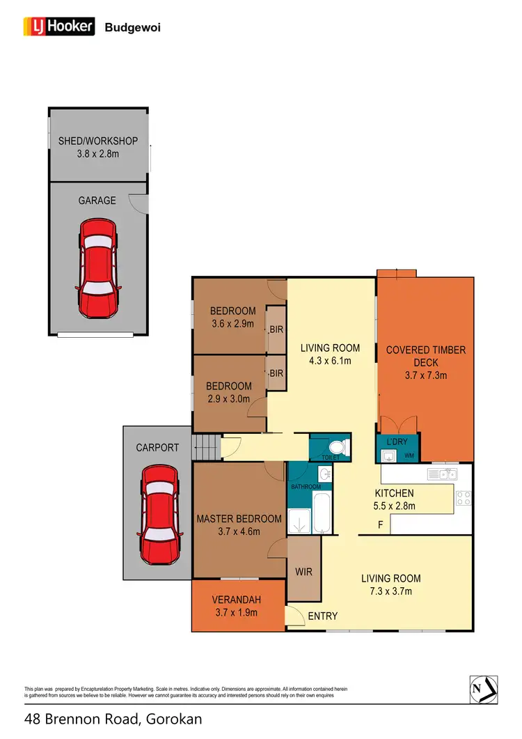 Floorplan of Homely house listing, 48 Brennon Road, Gorokan NSW 2263