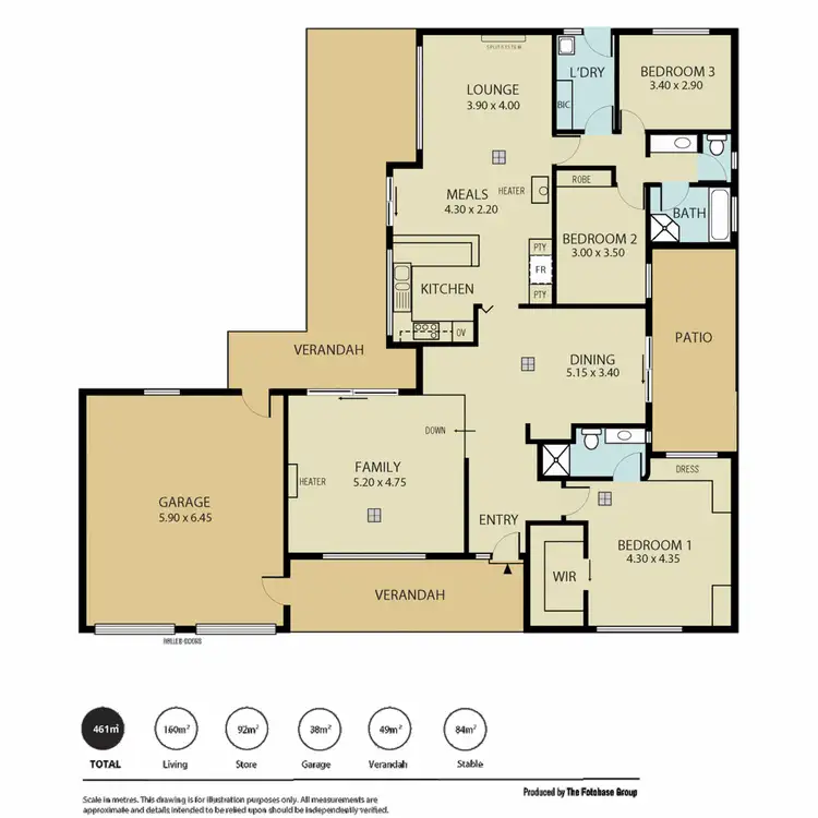Floorplan of Homely house listing, 7 Alabar Crescent, Globe Derby Park SA 5110