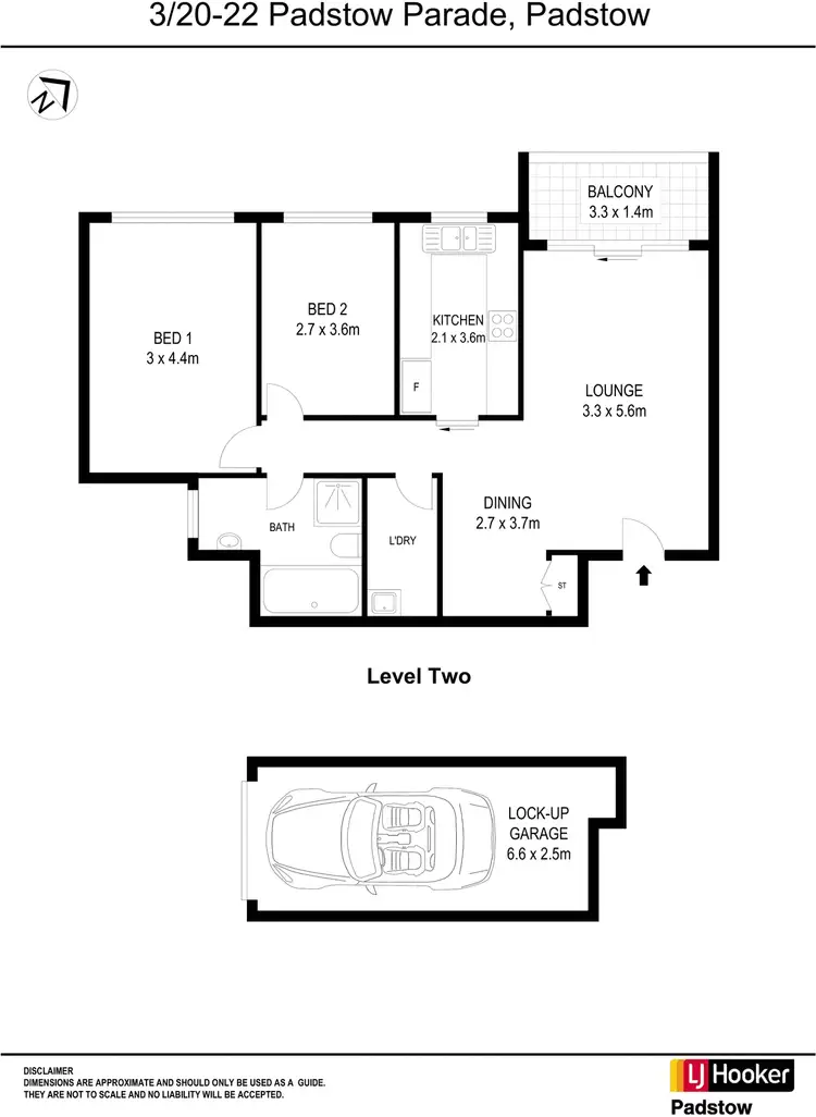 Floorplan of Homely unit listing, 3/20-22 Padstow Parade, Padstow NSW 2211