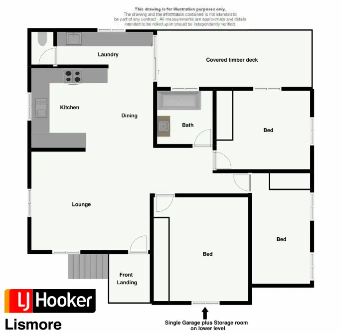 Floorplan of Homely house listing, 2 O'Flynn Place, Lismore NSW 2480