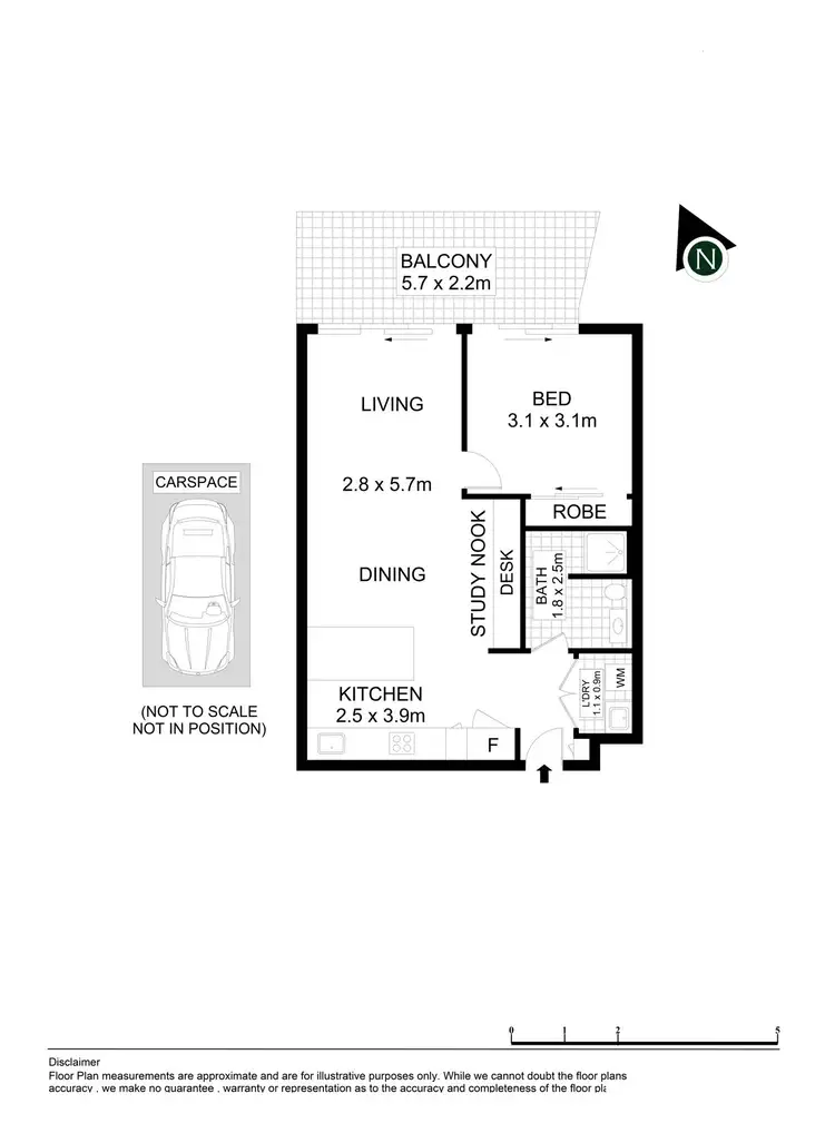 Floorplan of Homely apartment listing, 503/20 Dunkerley Place, Waterloo NSW 2017