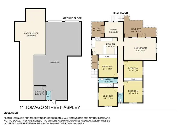 Floorplan of Homely house listing, 11 Tomago Street, Aspley QLD 4034